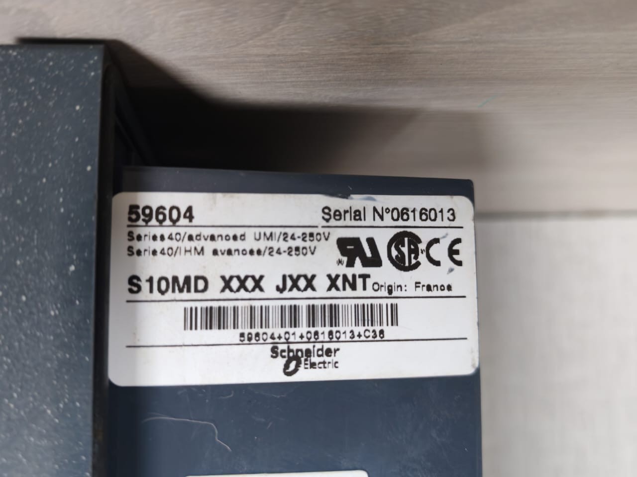 Schneider Electric S10MD Merlin Gerin by Schneider Electric 59604 S10MD XXX JXX XNT Sepam Display 4