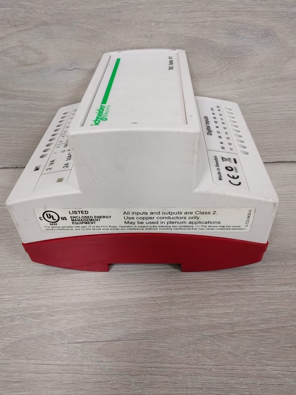 Schneider Electric XENTA-411 SCHNEIDER ELECTRIC TAC XENTA 411 DIGITAL INPUT MODULE [Other] 9