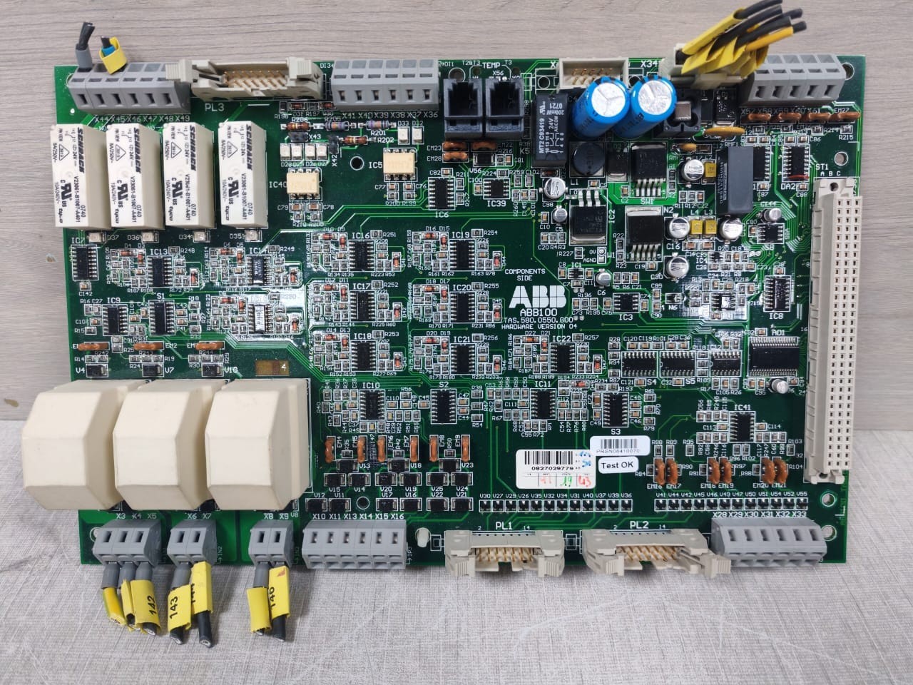 ABB ABB-100 ABB 100 TAS.580.0550.G00 HARDWARE VERSION 04 BOARD ABB100 10