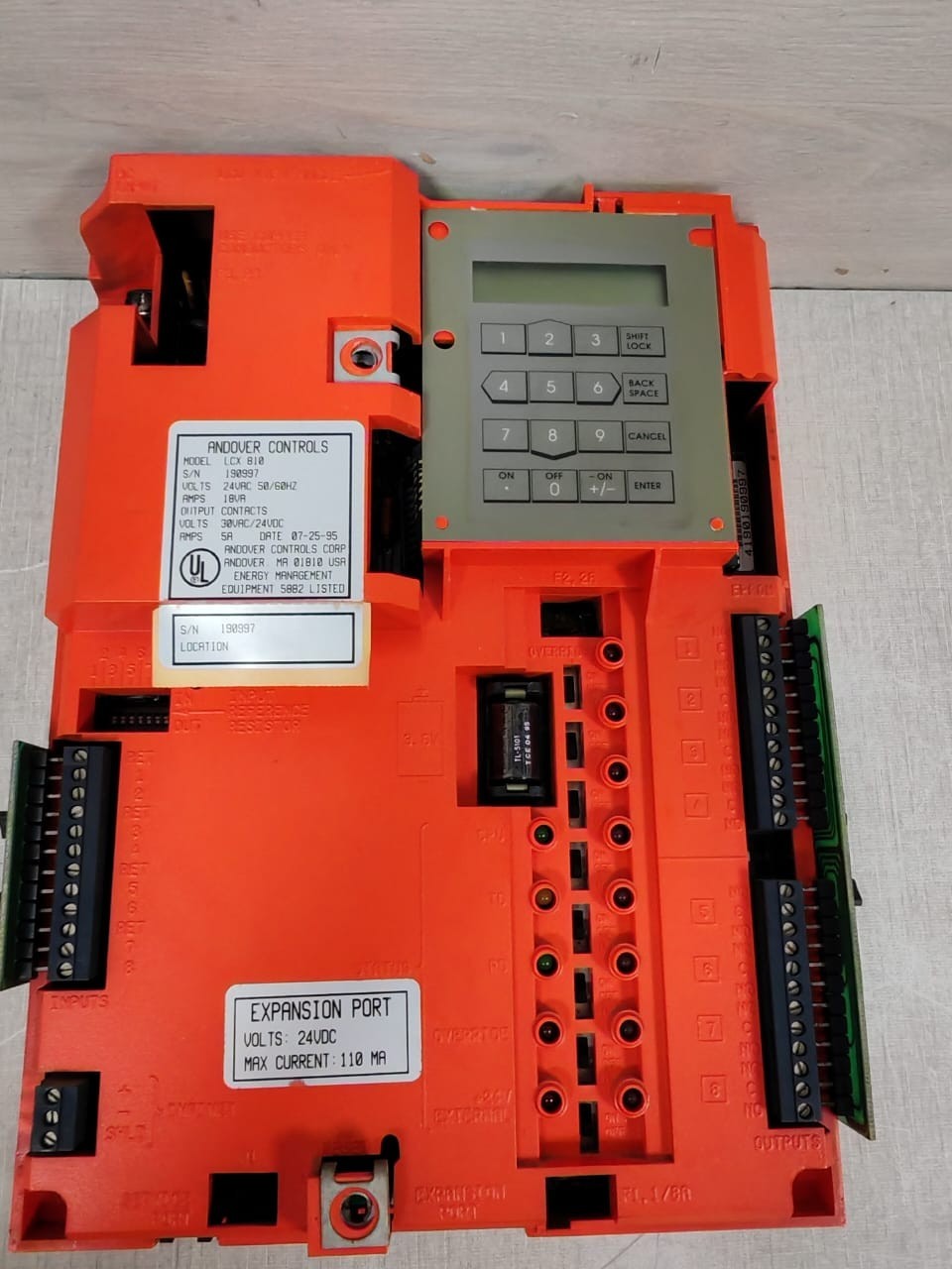 INFINITY LCX-810 INFINITY ANDOVER CONTROL LCX 810 24VAC 50/60HZ 4