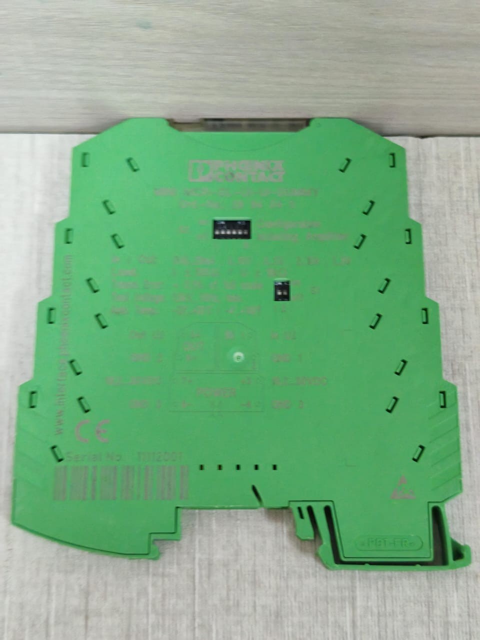 Phoenix Contact 2864040 PHOENIX CONTACT MINI MCR-SL-UI-UI-DUMMY 2864040 CONFIGURABLE ISOLATION AMPLIFIER 9
