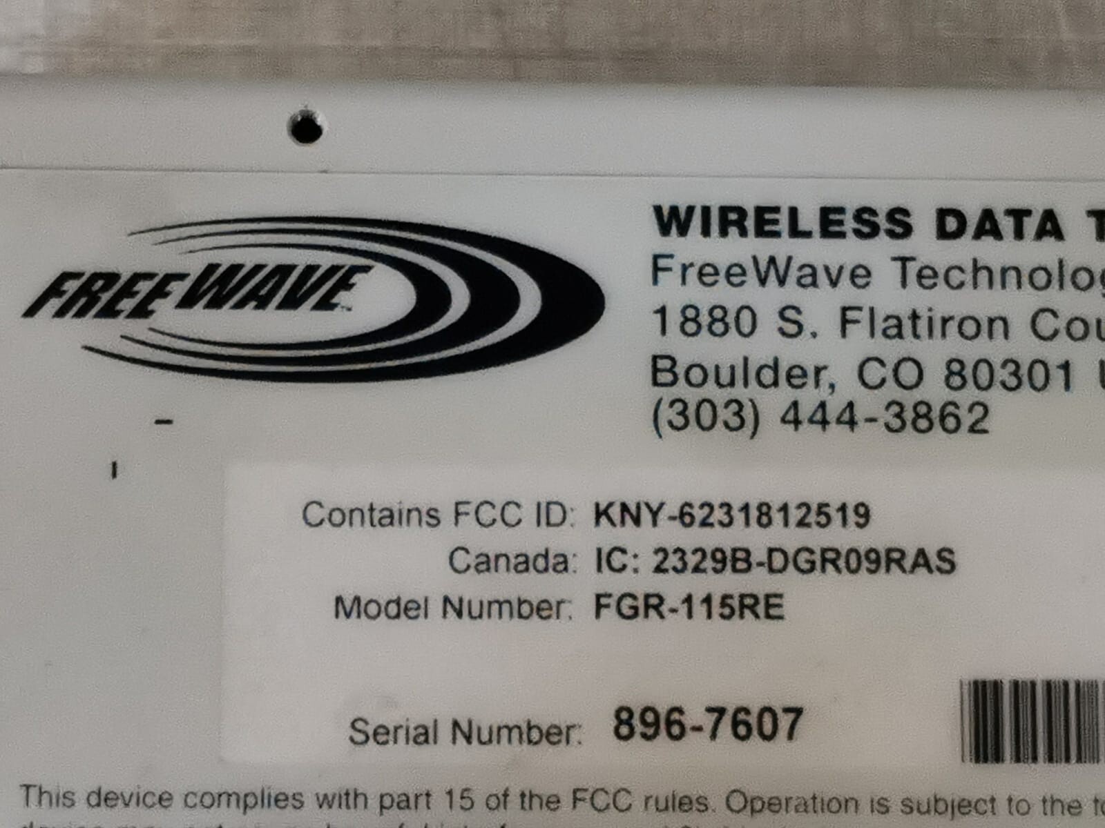 FGR-115RE FREEWAVE FGR-115RE Wireless Data Transceivers - Long Range Ethernet Bridge 3