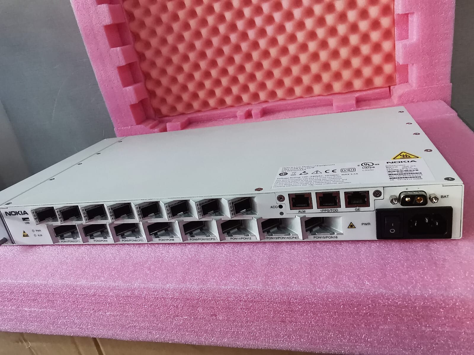 Nokia NOKIA-7362 Nokia 7362 ISAM DF-16GW Optical Line Terminal Eqpt. 3FE45632AAAA 4