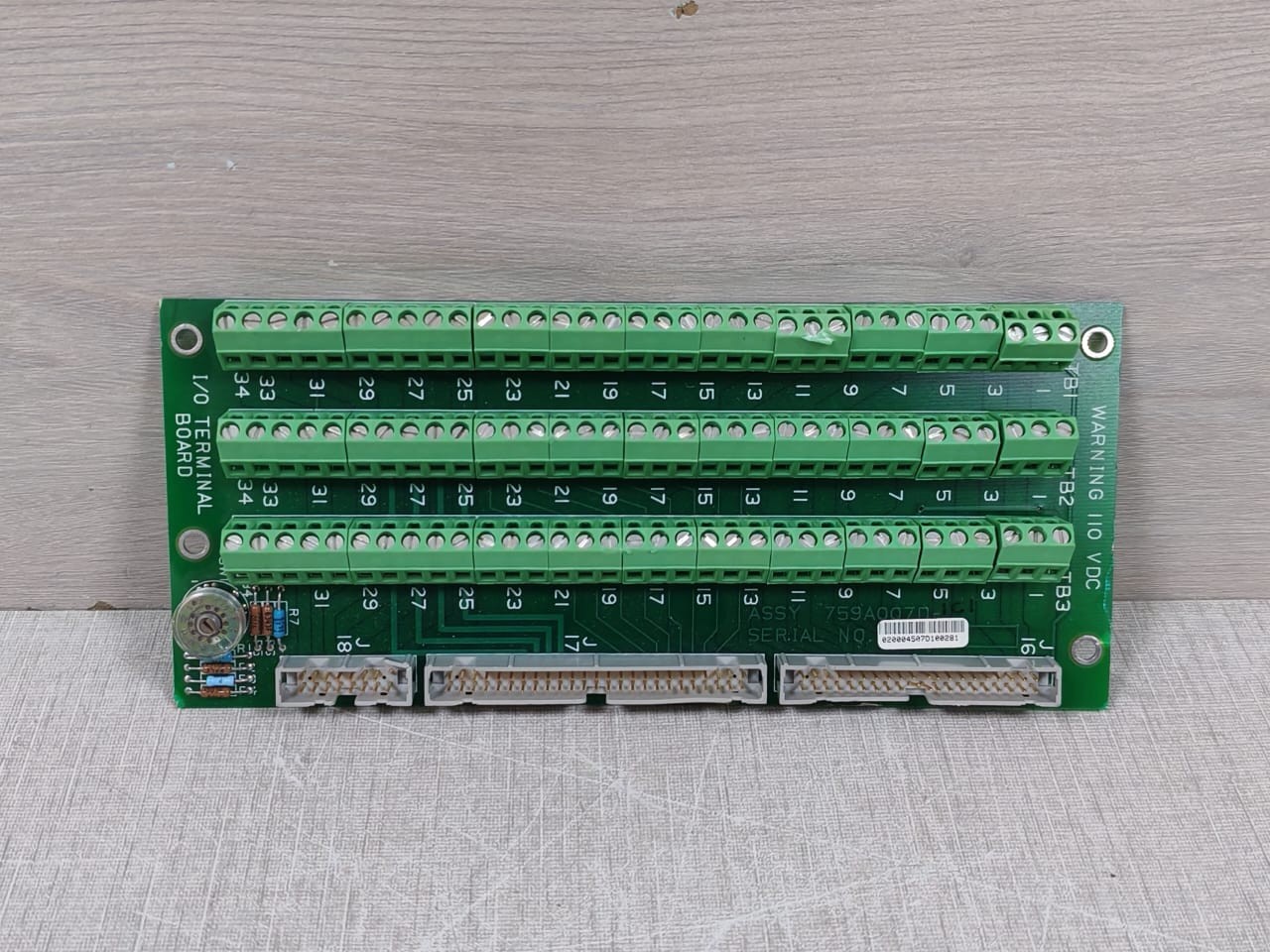 ABB 759A007D-IC / 759P007D-IC I/O Terminal Board