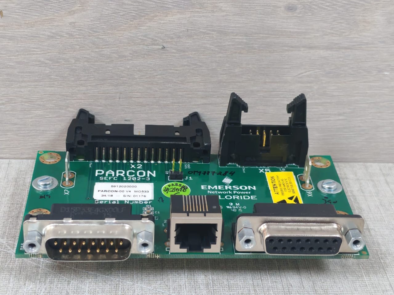 Emerson SEFC-1202 Emerson Chloride Parcon SEFC 1202-3 Pcb Board 5912020000 Parcon-00 V4 MO533 3