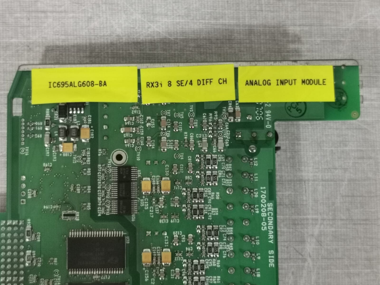 GE IC695ALG608-BA GE Fanuc IC695ALG608-BA RX3i 8 SE/4 Differential Channel Analog Input Module 8