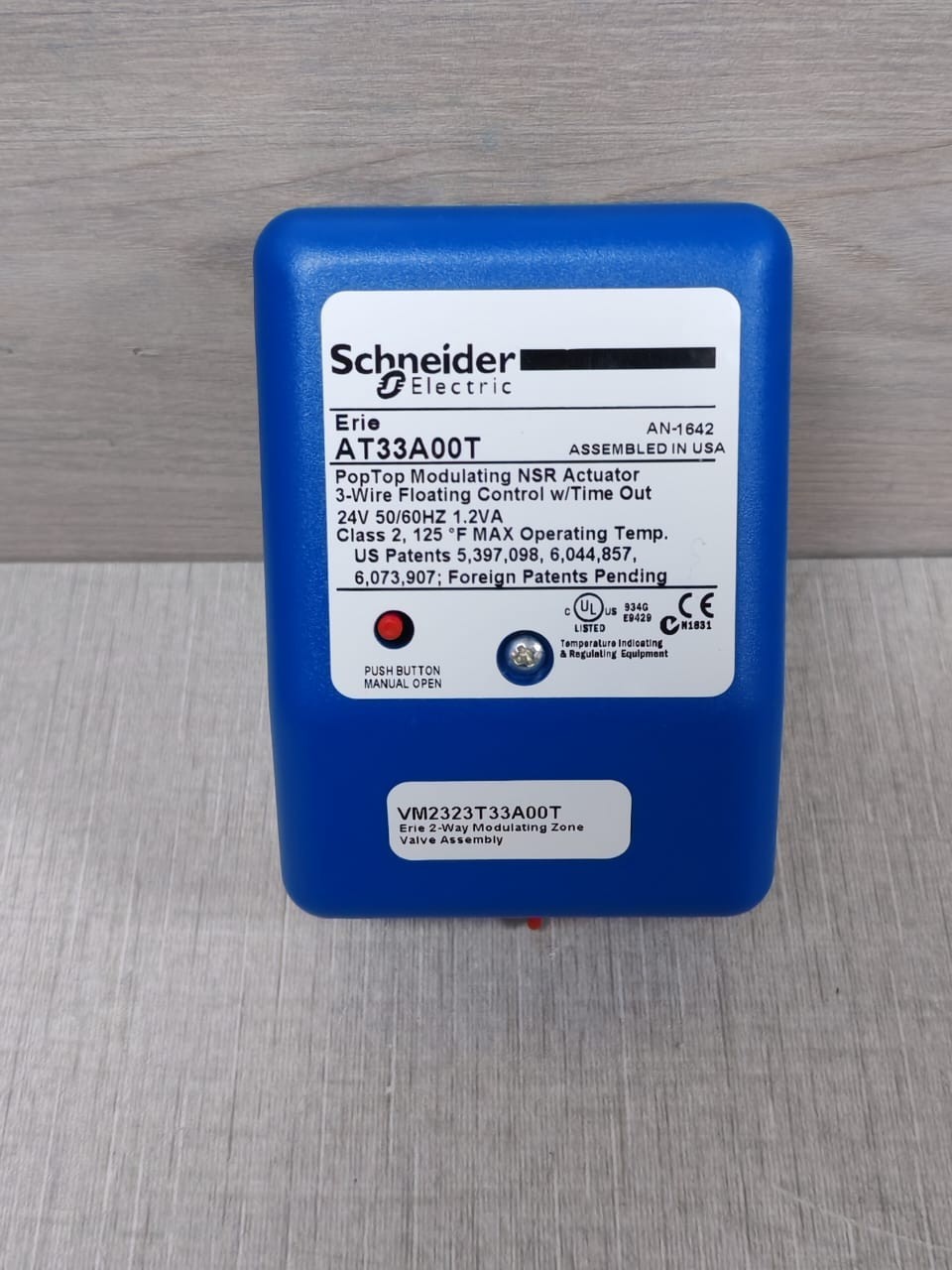 Schneider Electric VM2323T33A00T Schneider Electric VM2323T33A00T / AT33A00T Erie PopTop Modulating NSR Actuator 2