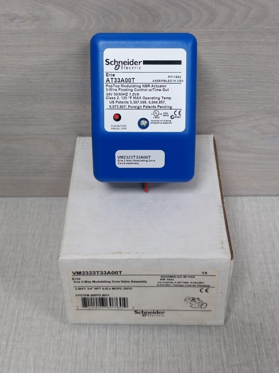Schneider Electric VM2323T33A00T Schneider Electric VM2323T33A00T / AT33A00T Erie PopTop Modulating NSR Actuator 10