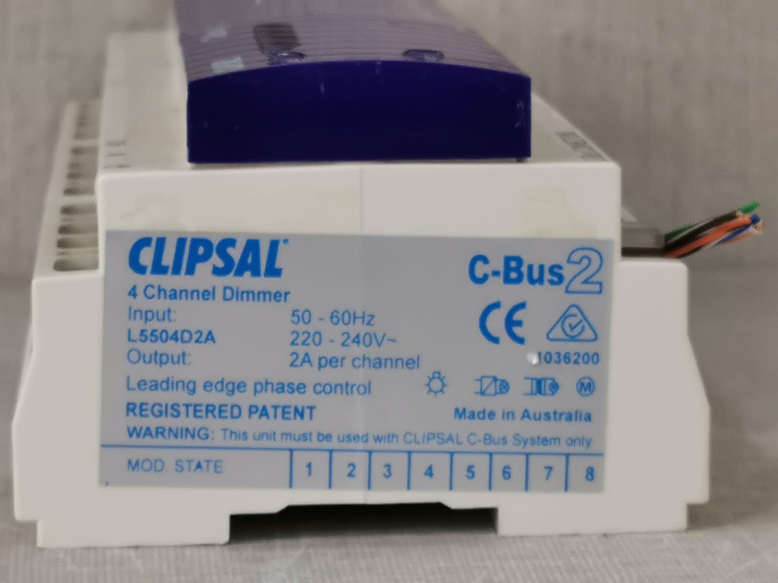 Clipsal L5504D2A CLIPSAL C-BUS 2 L5504D2A 4 CHANNEL DIMMER (BF. 2006) 3