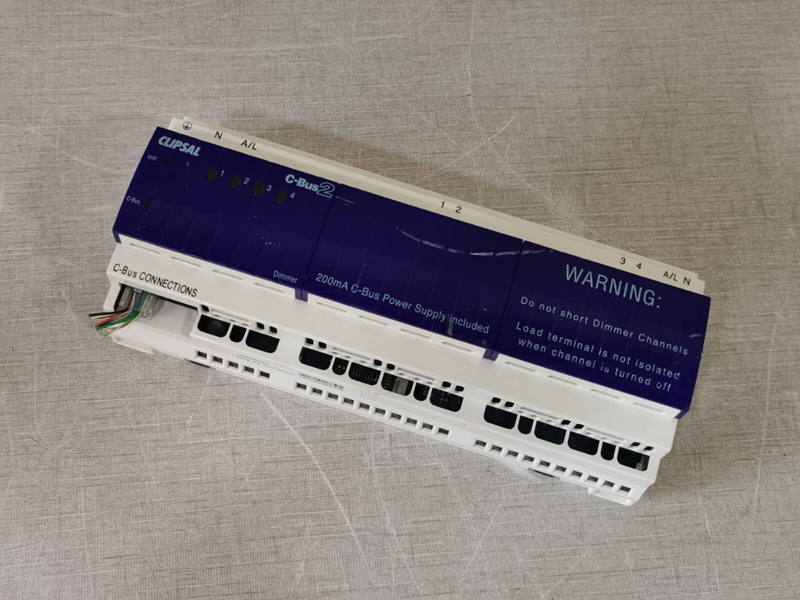 Clipsal L5504D2A CLIPSAL C-BUS 2 L5504D2A 4 CHANNEL DIMMER (BF. 2006) 8