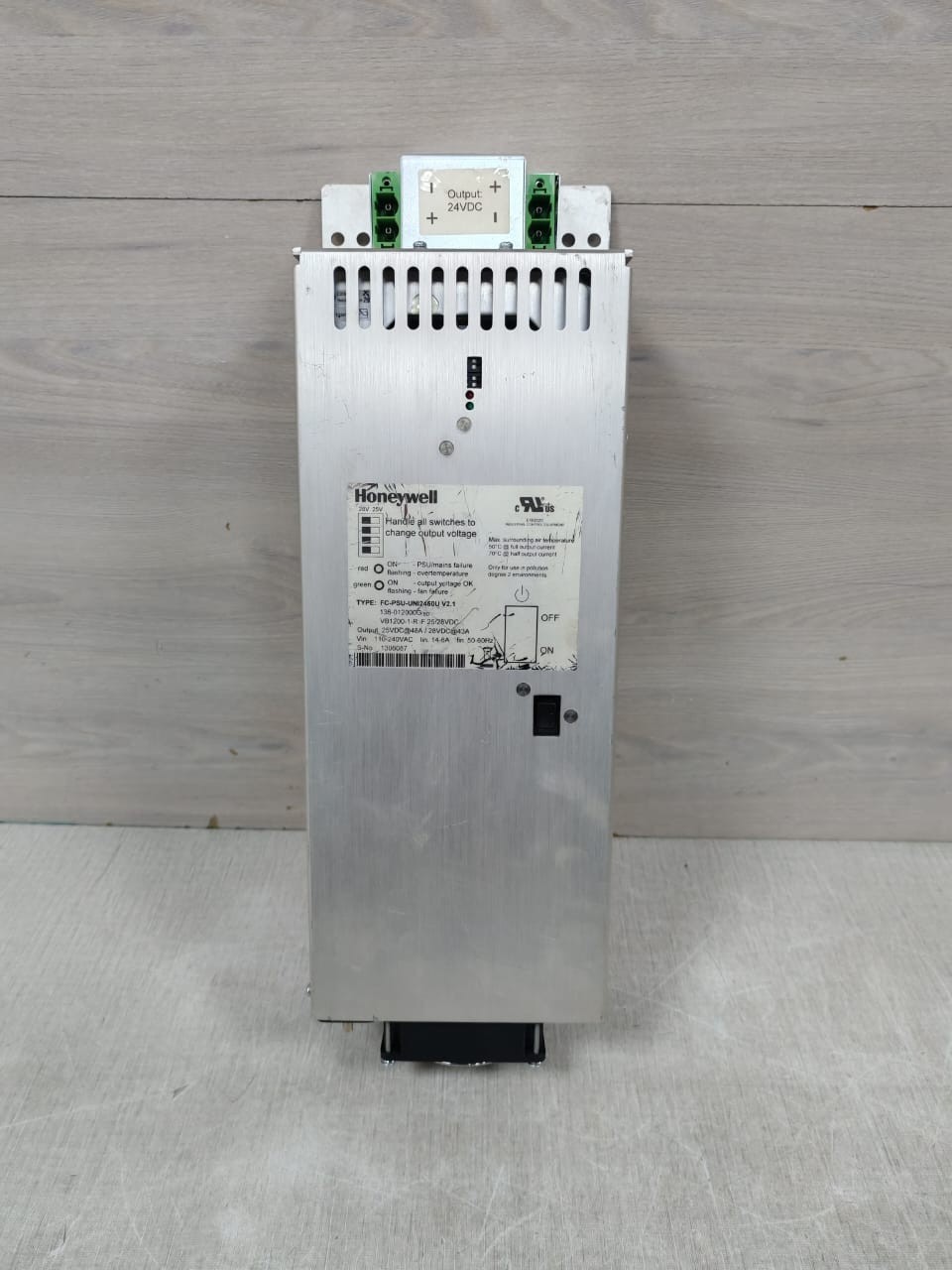 HONEYWELL FC-PSU-UNI2450U V2.1 INDUSTRIAL POWER SUPPLY 25/28VDC
