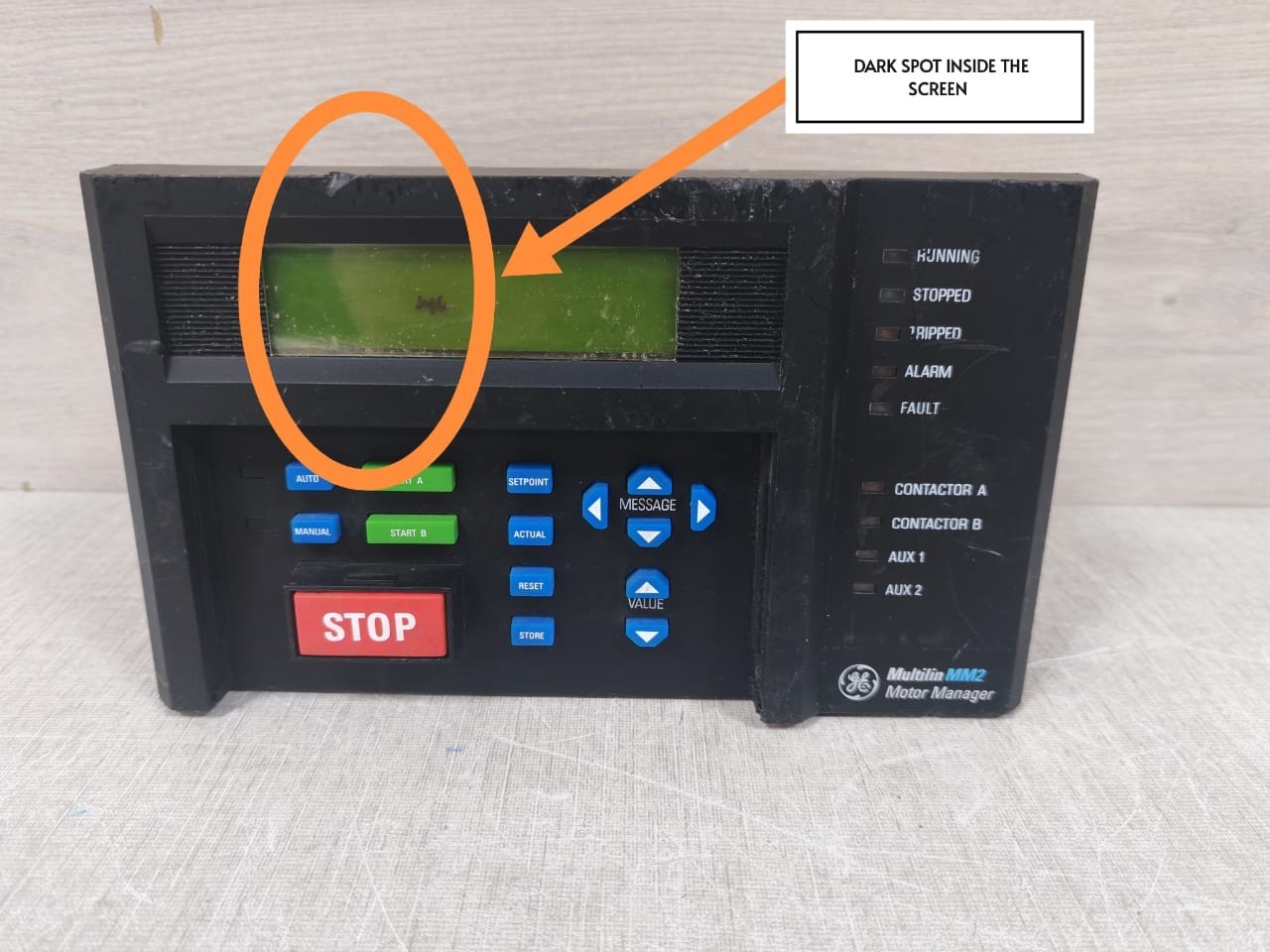 GE PD-520-240 GE MM2 SMMII-PD-520-240 F/W:63E492C4.000 240 VAC MOTOR MANAGER II TRY & TESTED 2