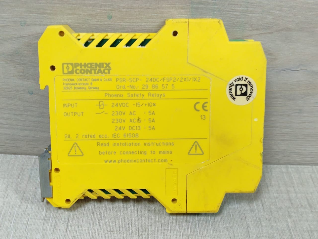 Phoenix Contact SCP-24DC PHOENIX CONTACT PSR-SCP-24DC/FSP2/2X1/1X2 2986575 COUPLING RELAY 24VDC 7