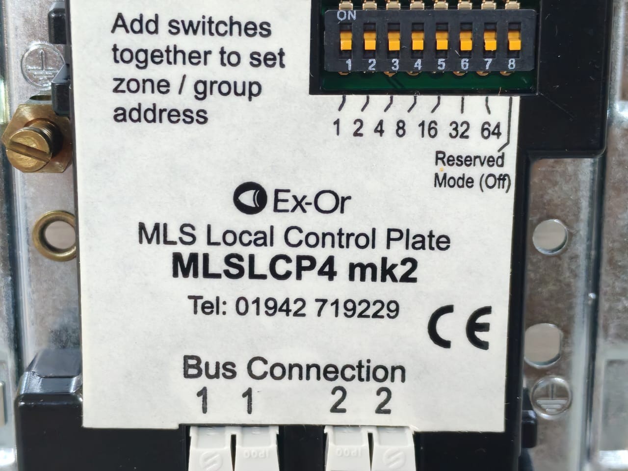 Honeywell MLSLCP4-MK2 Ex-Or By Honeywell MLSLCP4 MK2 4-Button Control Panel - With Broken Back 7