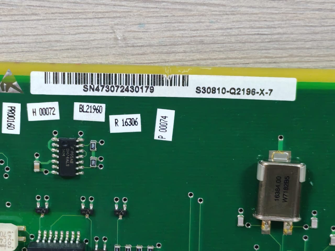 Siemens S3081-Q2196-X-7 Siemens S3081-Q2196-X-7 DIUN2 PCB Board A30810-X2196-X-6-11 2