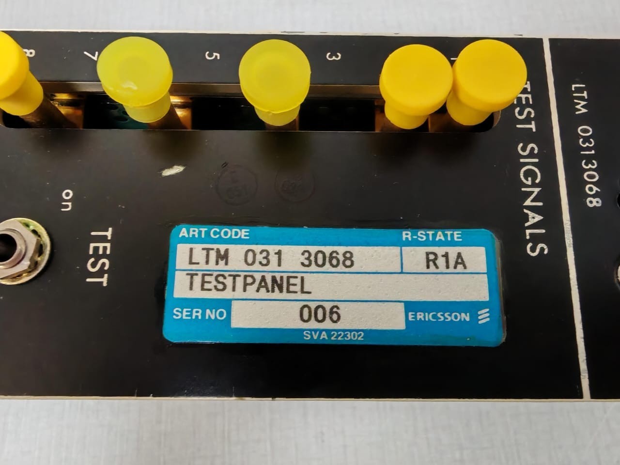 Ericsson LTM-0313068 ERICSSON LTM 0313068 TEST PANEL 5