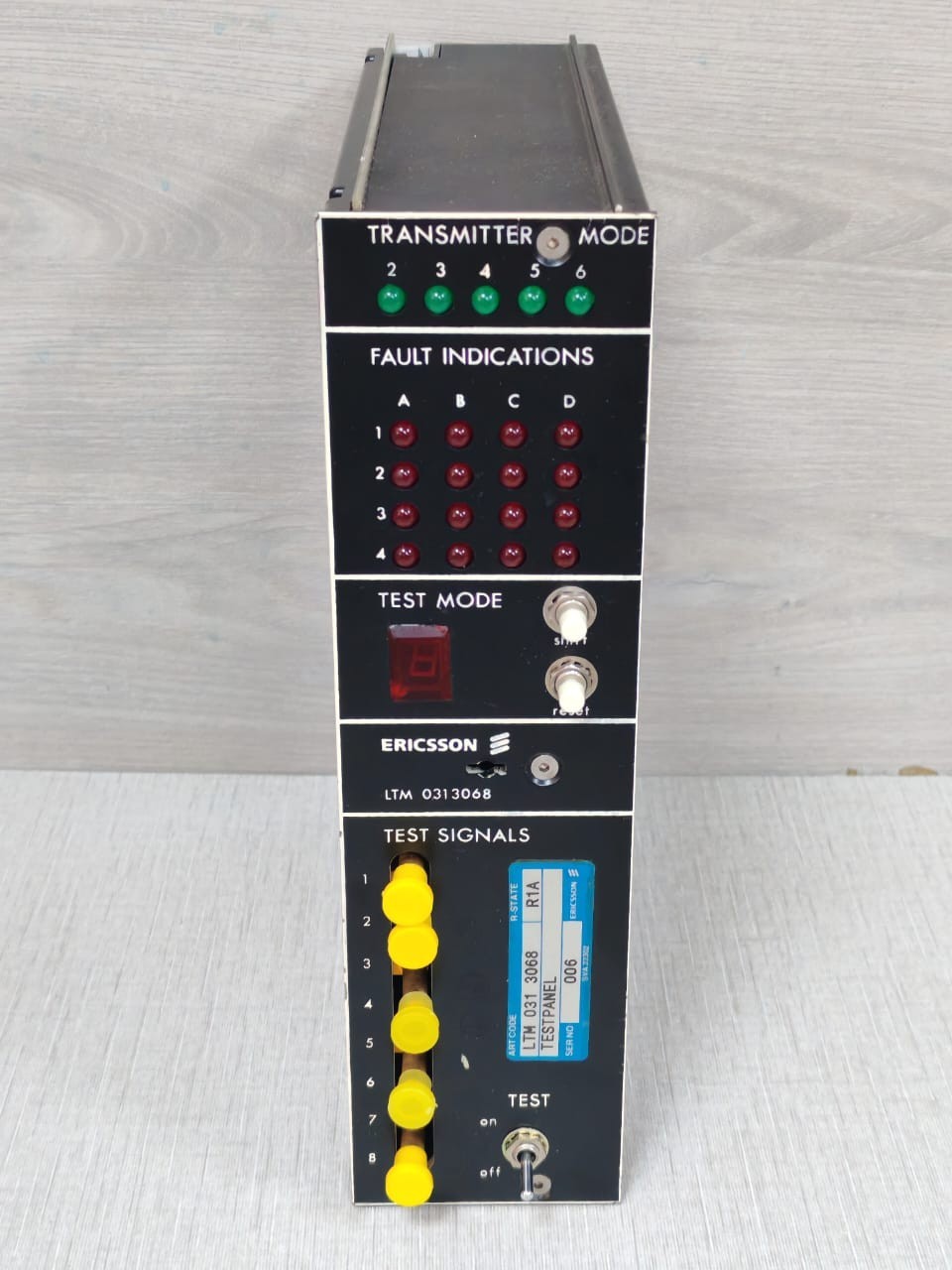 Ericsson LTM-0313068 ERICSSON LTM 0313068 TEST PANEL 7