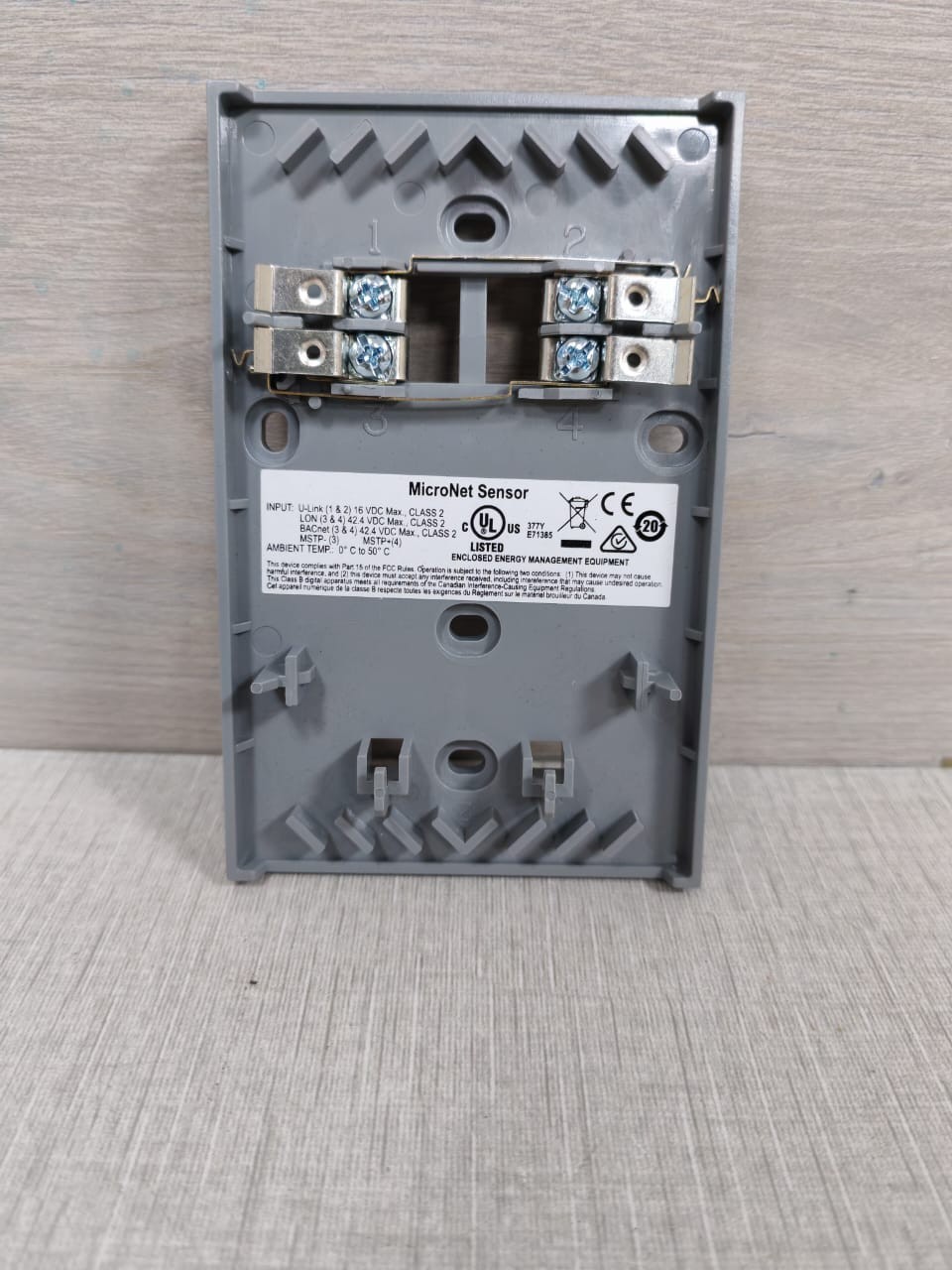Schneider Electric MN-S3-500 SCHNEIDER MN-S3-500 MICRONET SENSOR WITH SETPOINT SETTING AND OVERRIDE 4