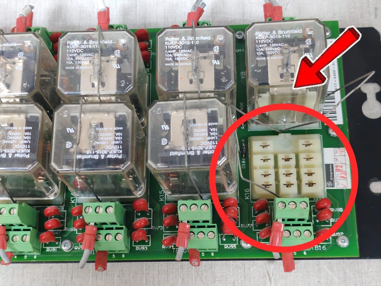GE 820-0492-01 GE ENERGY SERVICES 820-0492-01 PCB BOARD 6
