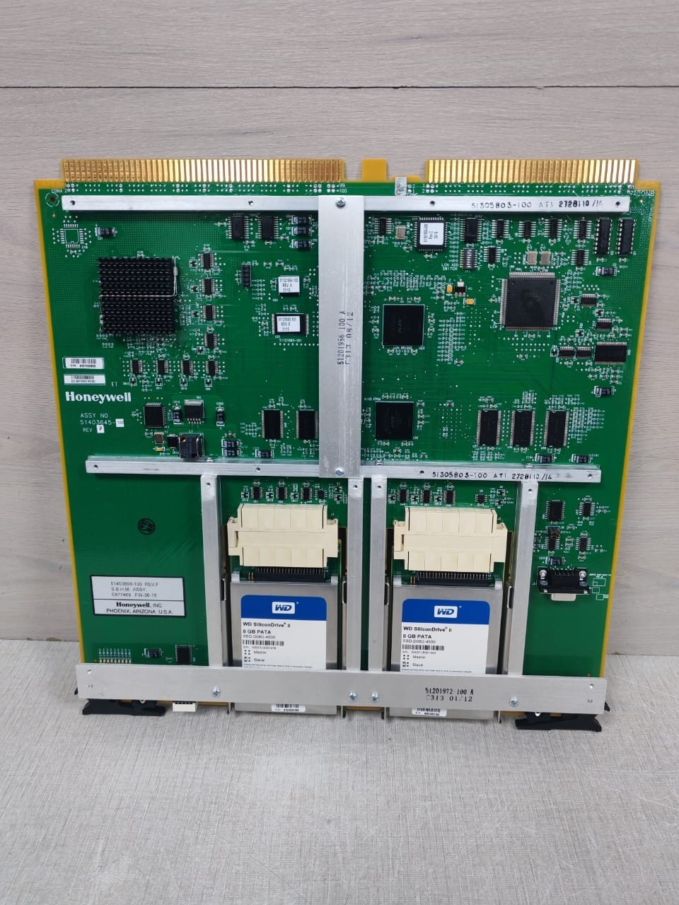Honeywell 51403698-100-REV.F HONEYWELL 51403645-100 REV.P 51403698-100 REV.F CONTROLLER MODULE CARD 3