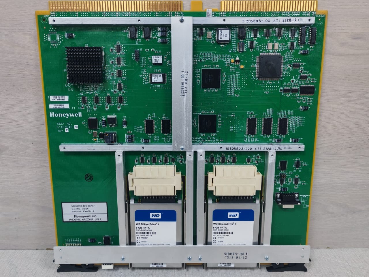 Honeywell 51403698-100-REV.F HONEYWELL 51403645-100 REV.P 51403698-100 REV.F CONTROLLER MODULE CARD 4