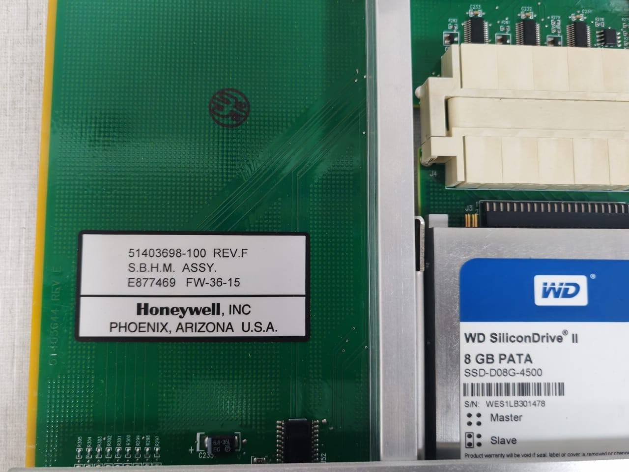 Honeywell 51403698-100-REV.F HONEYWELL 51403645-100 REV.P 51403698-100 REV.F CONTROLLER MODULE CARD 5
