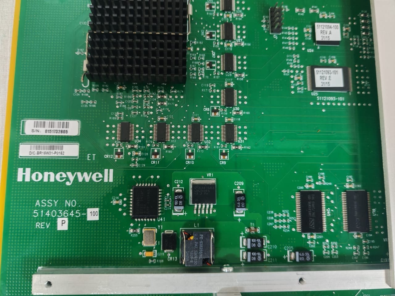 Honeywell 51403698-100-REV.F HONEYWELL 51403645-100 REV.P 51403698-100 REV.F CONTROLLER MODULE CARD 6
