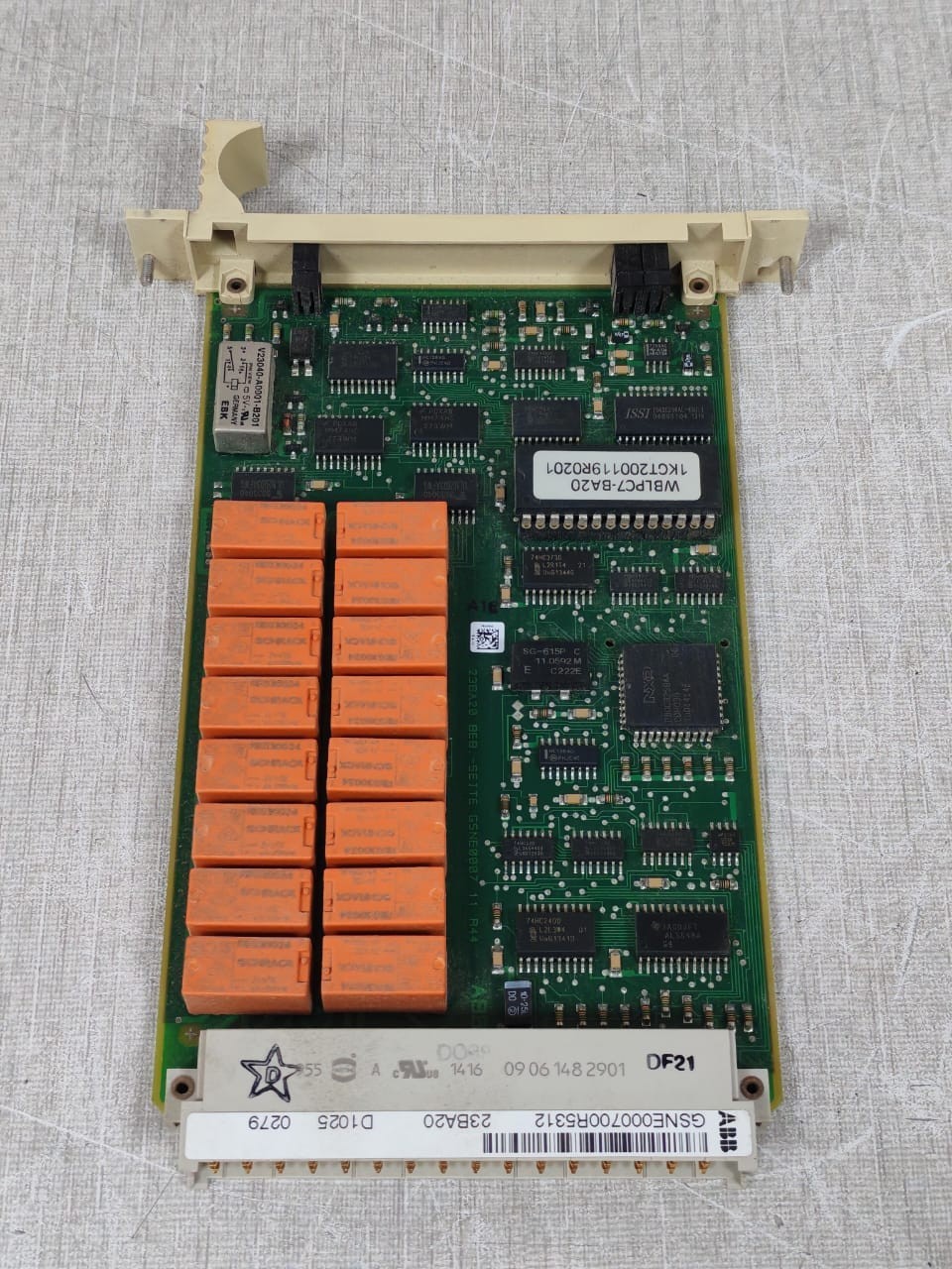 ABB BA-20 ABB 23 BA 20 GSNE000700R5312 / 23BA20 BEB - SIDE GSNE0007 11 R44 PCB Card 7