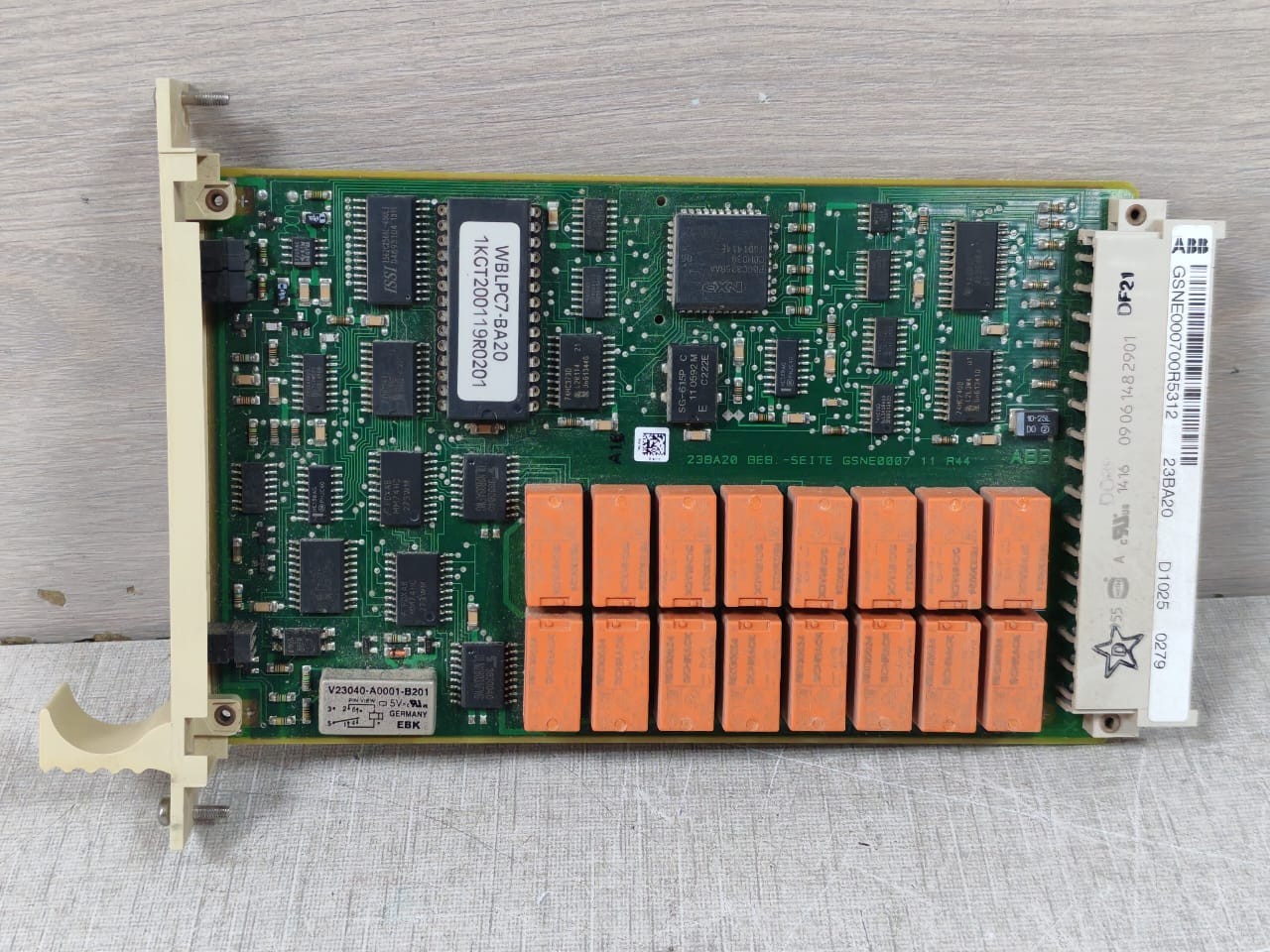 ABB BA-20 ABB 23 BA 20 GSNE000700R5312 / 23BA20 BEB - SIDE GSNE0007 11 R44 PCB Card 8