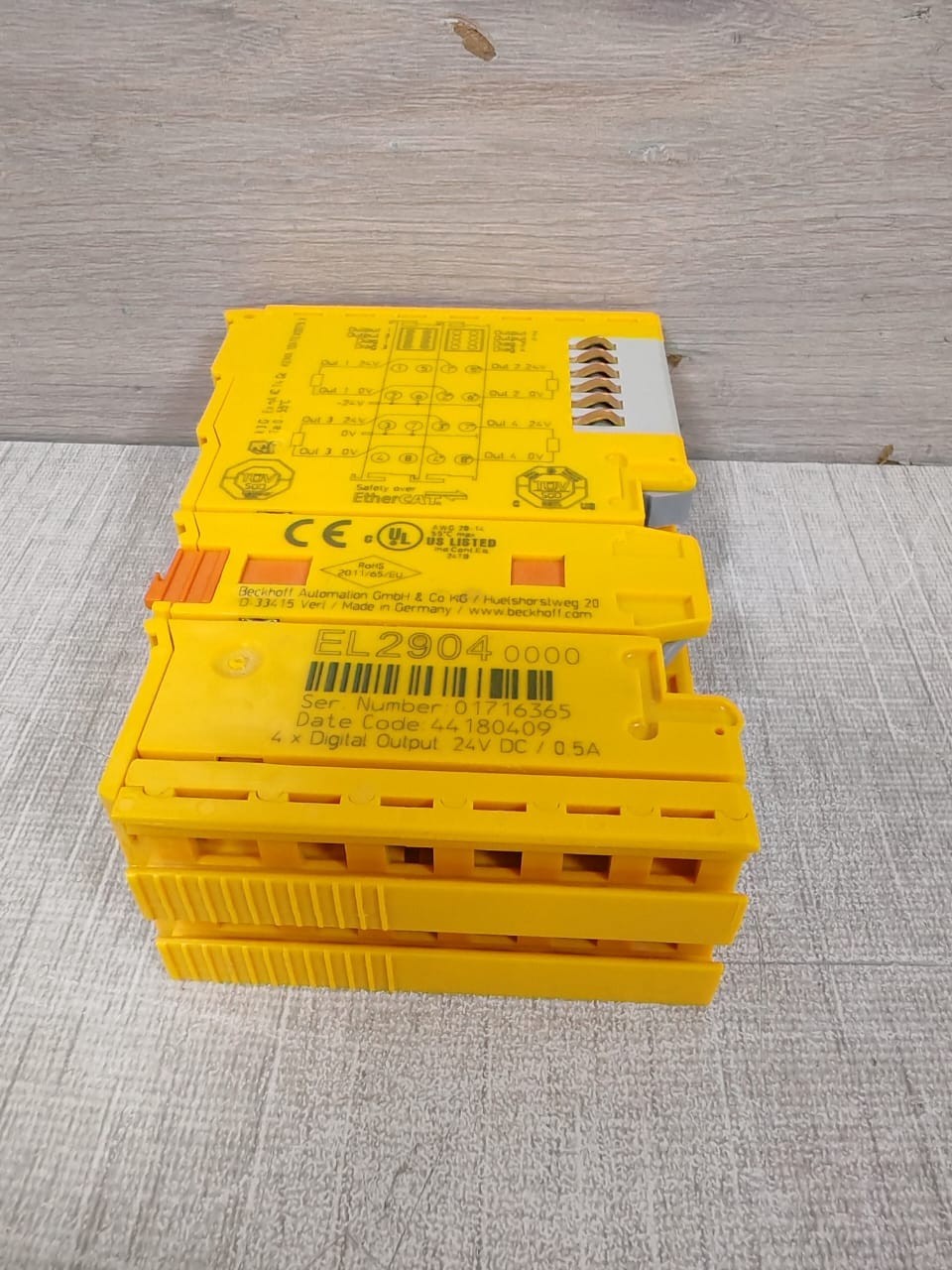 Beckhoff EL2904 BECKHOFF EL2904 EtherCAT TERNINAL 4-CHANNEL DIGITAL OUTPUT 24V DC 6