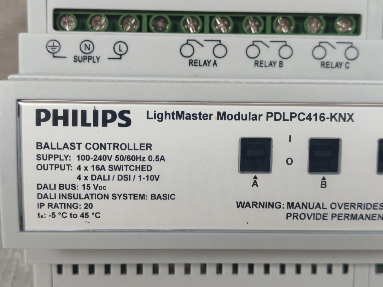 Philips PDLPC416-KNX PHILIPS LIGHTMASTER MODULAR PDLPC416-KNX BALLAST CONTROLLER 100-240V 2