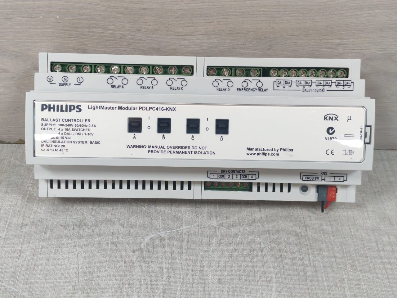 PHILIPS LIGHTMASTER MODULAR PDLPC416-KNX BALLAST CONTROLLER 100-240V