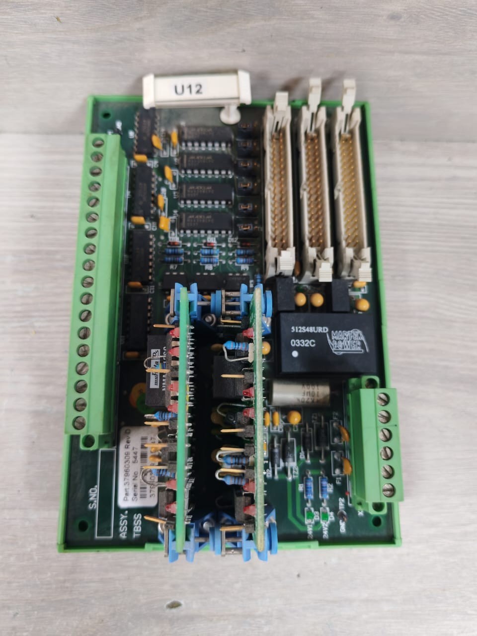 Phoenix Contact 37960309 PHOENIX CONTACT 37960309 REV.D TERMINAL BOARD SERIAL SWITCH MODULE 4