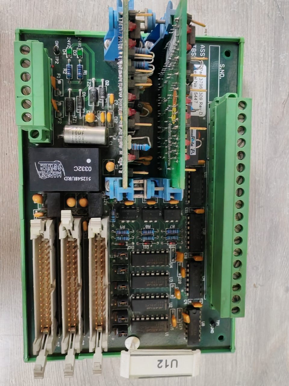 Phoenix Contact 37960309 PHOENIX CONTACT 37960309 REV.D TERMINAL BOARD SERIAL SWITCH MODULE 6