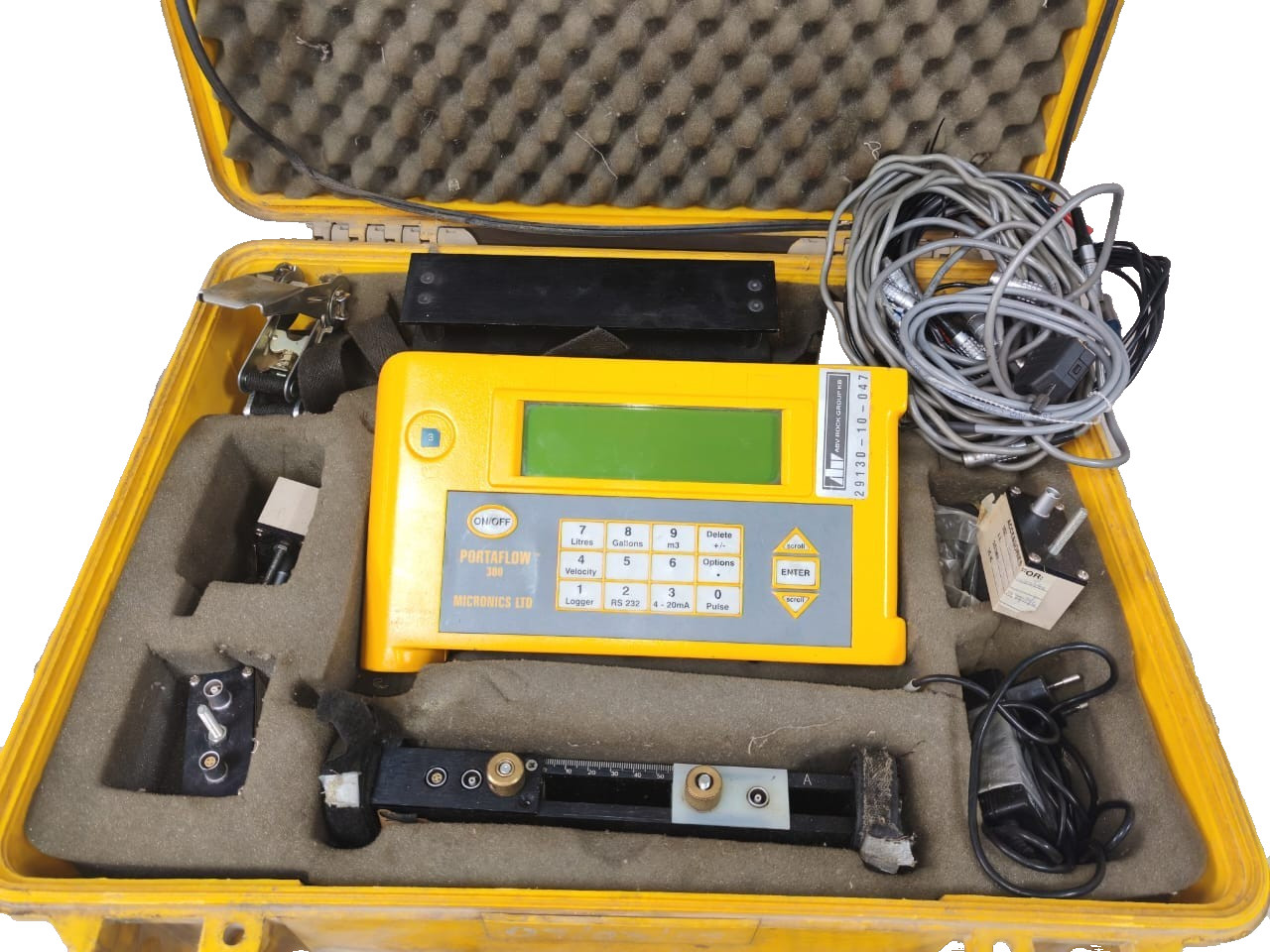 MICRONICS LTD PORTAFLOW-300 MICRONICS LTD PORTAFLOW 300 ULTRASONIC FLOW METER 3