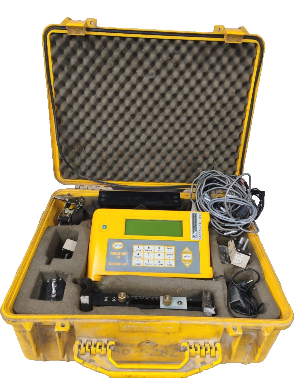 MICRONICS LTD PORTAFLOW 300 ULTRASONIC FLOW METER