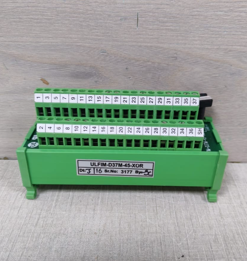 UL GROUP D37M-45-XOR UL GROUP ULFIM-D37M-45-XOR TERMINAL BOARD 9