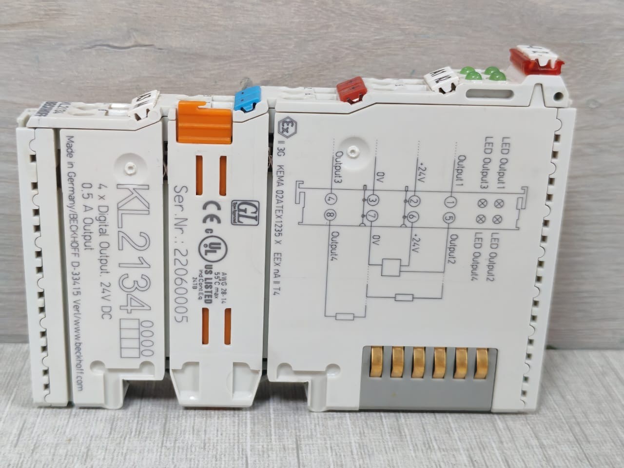 Beckhoff KL2134 BECKHOFF KL2134 4X DIGITAL INPUT 24VDC 8