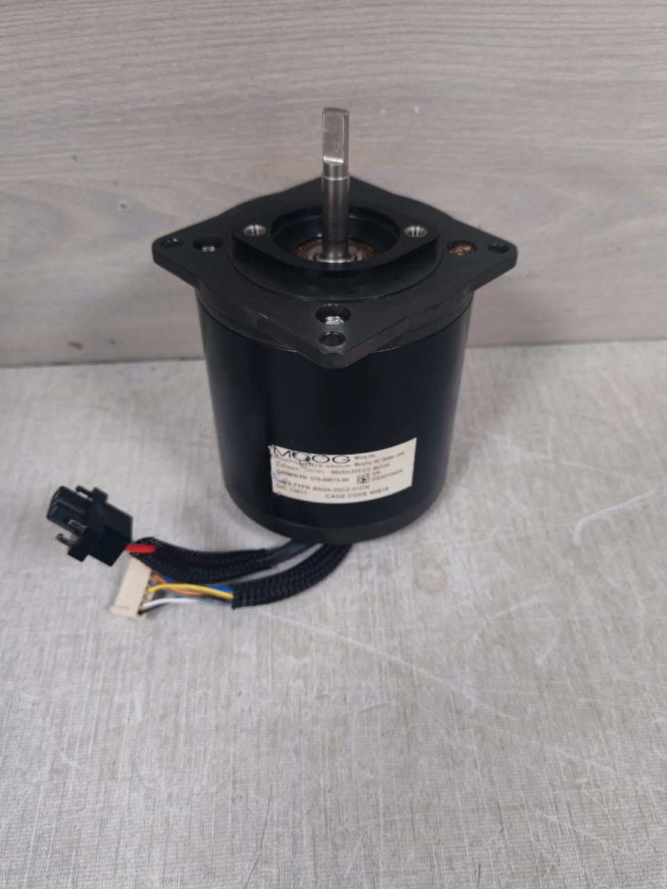 Moog 370-00015-00 MOOG BN34-35CZ-01CH BRUSHLESS DC MOTOR GARMIN PN 370-00015-00 3