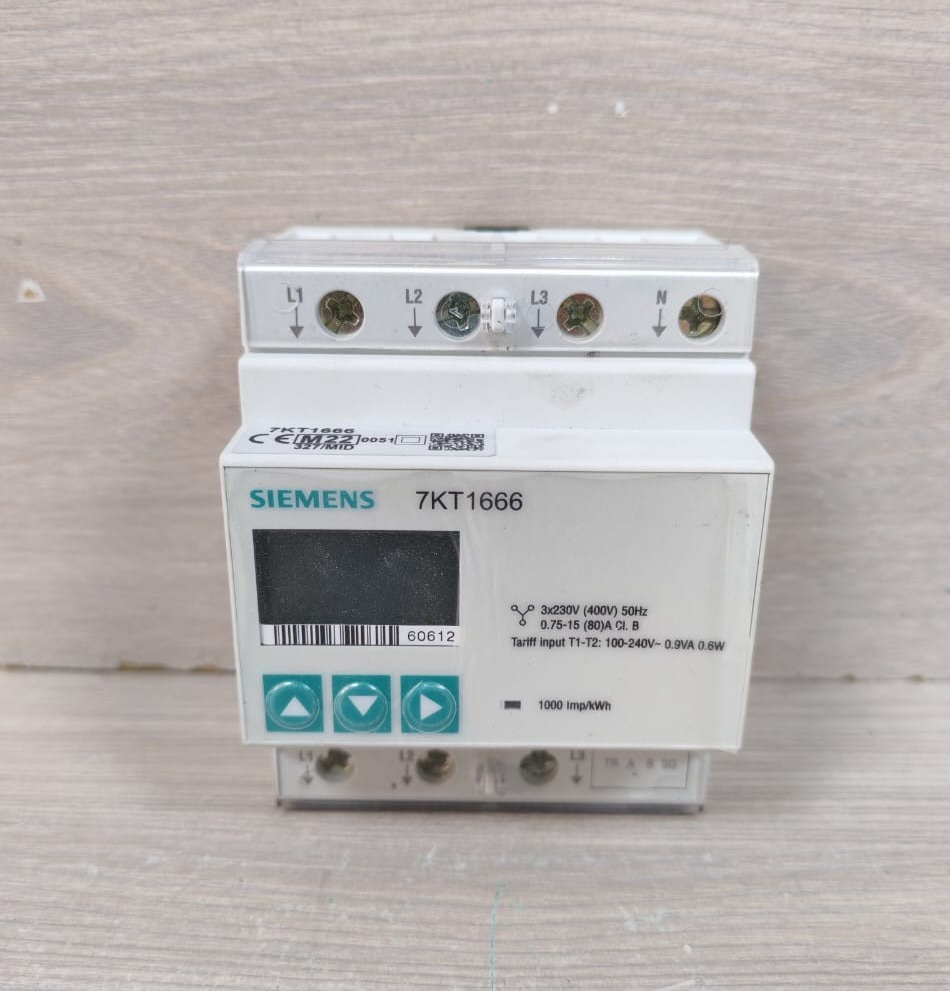 Siemens 7KT1666 SIEMENS 7KT1666 POWER MONITORING DEVICE 9