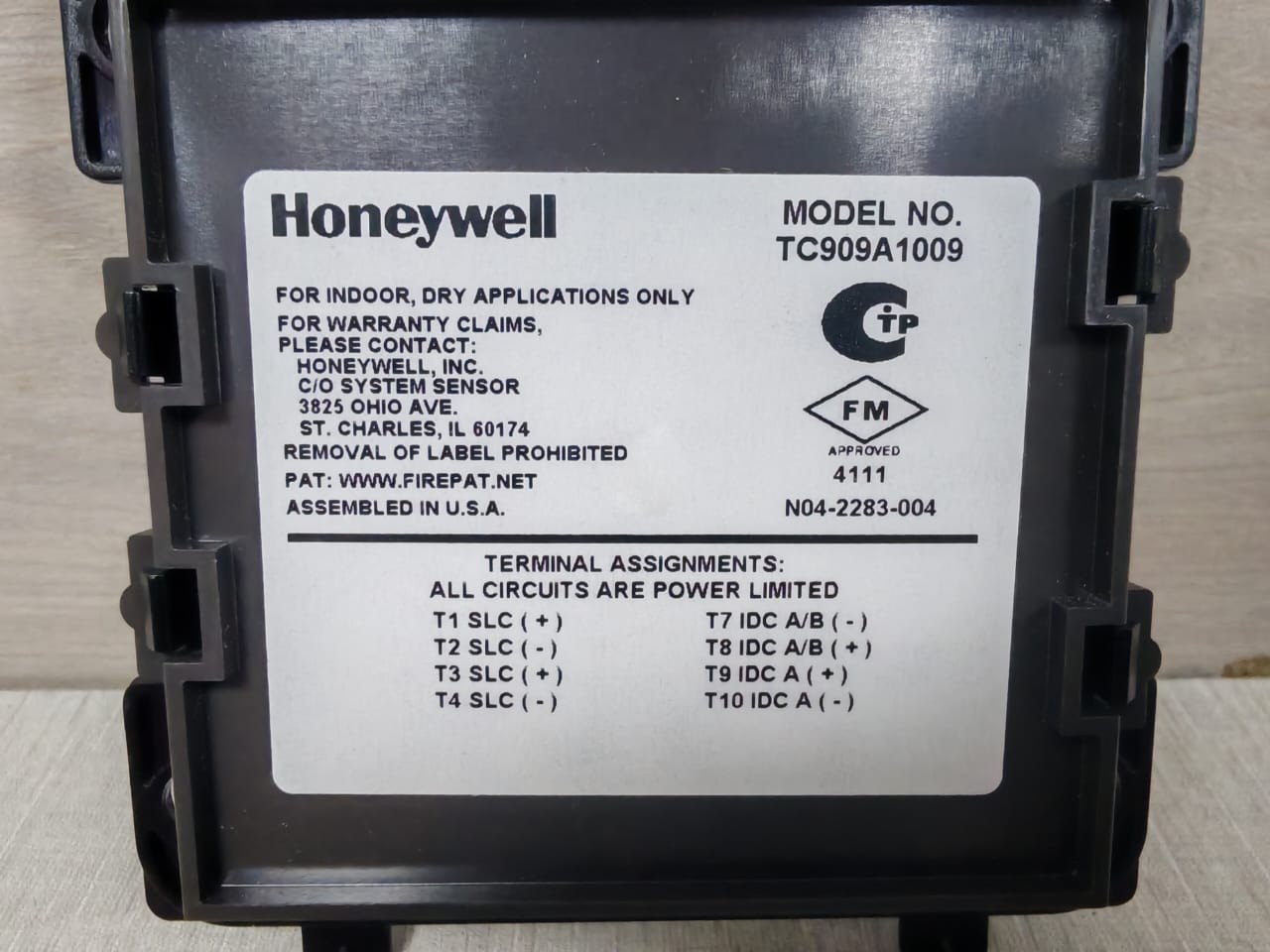 Honeywell TC909A1009 Honeywell TC909A1009 Monitor Module with Eclipse Technology 3