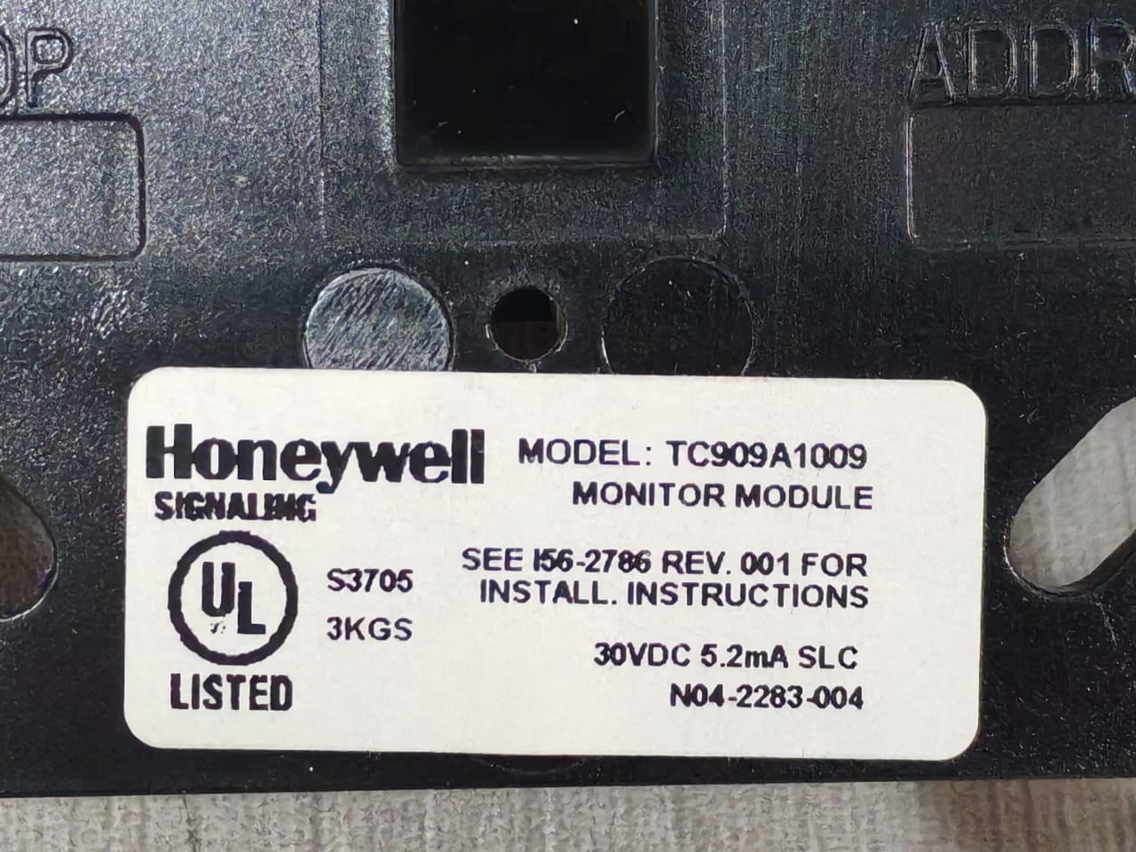 Honeywell TC909A1009 Honeywell TC909A1009 Monitor Module with Eclipse Technology 4