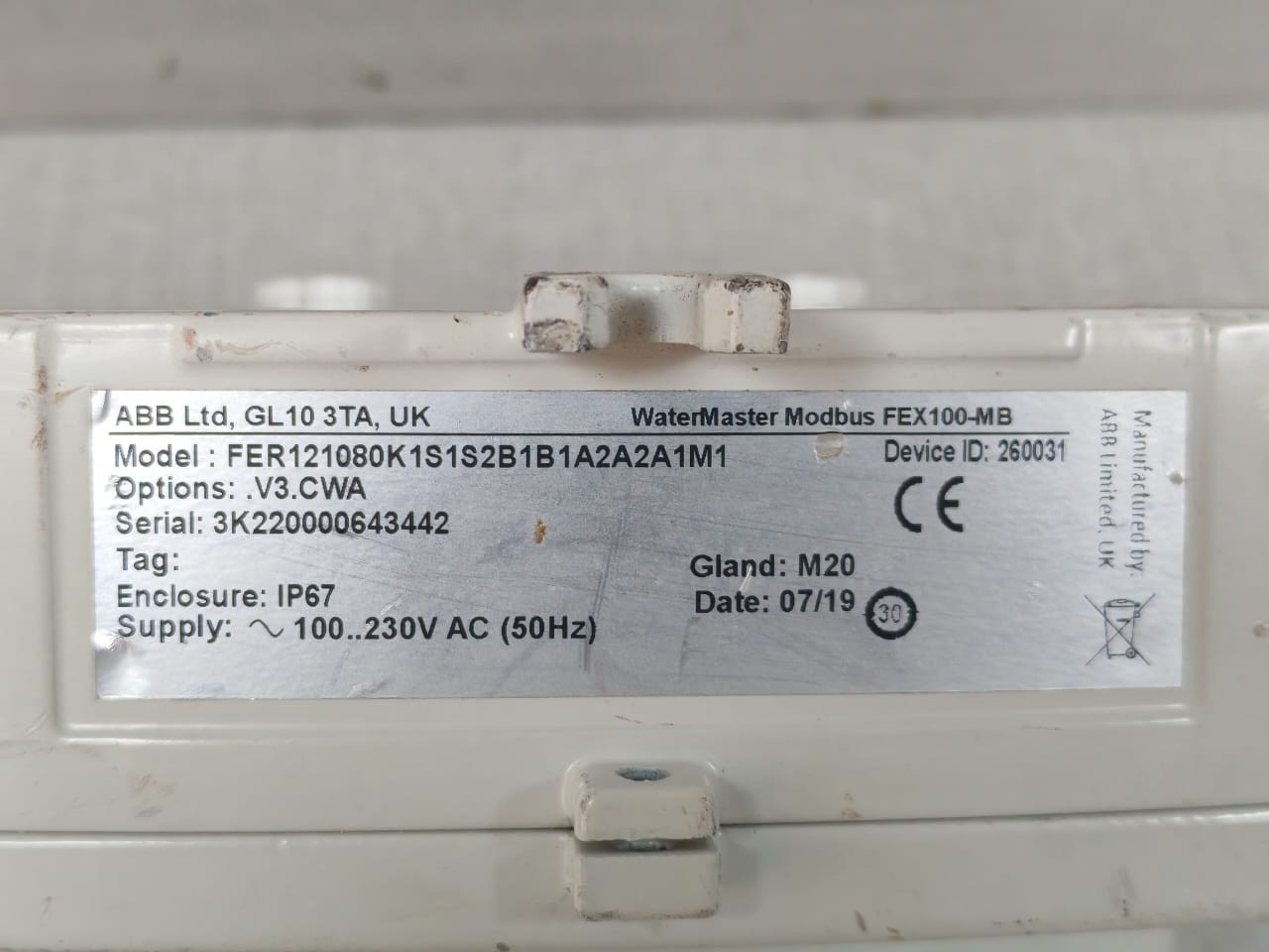 ABB FEX100 ABB WATERMASTER MODBUS FEX100 FER121080K1S1S2B1B1A2A2A1M1 V3.CWA - TRY 9