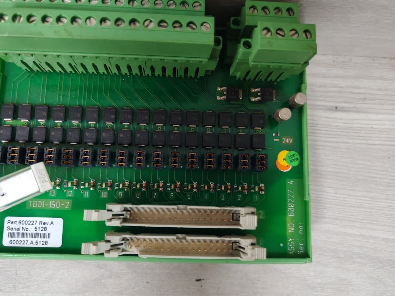 Phoenix Contact 600227 PHOENIX CONTACT TBDI-ISO-2 BOARD INTERFACE P/N: 600227 REV.A 5