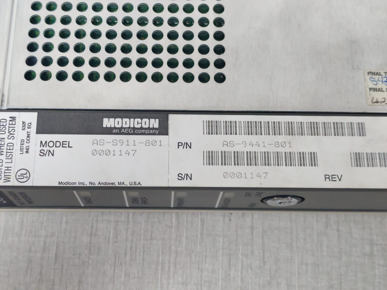 AEG AS-9441-801 AEG S911 AS-S911-801 P/N AS-9441-801 HOT STANDBY PROCESSOR 9