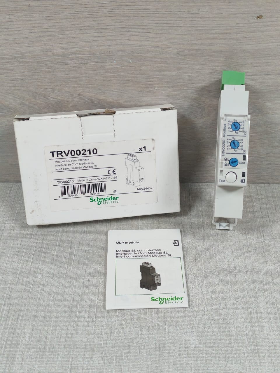 SCHNEIDER ELECTRIC TRV00210 MODBUS SL COMMUNICATION INTERFACE MODULE