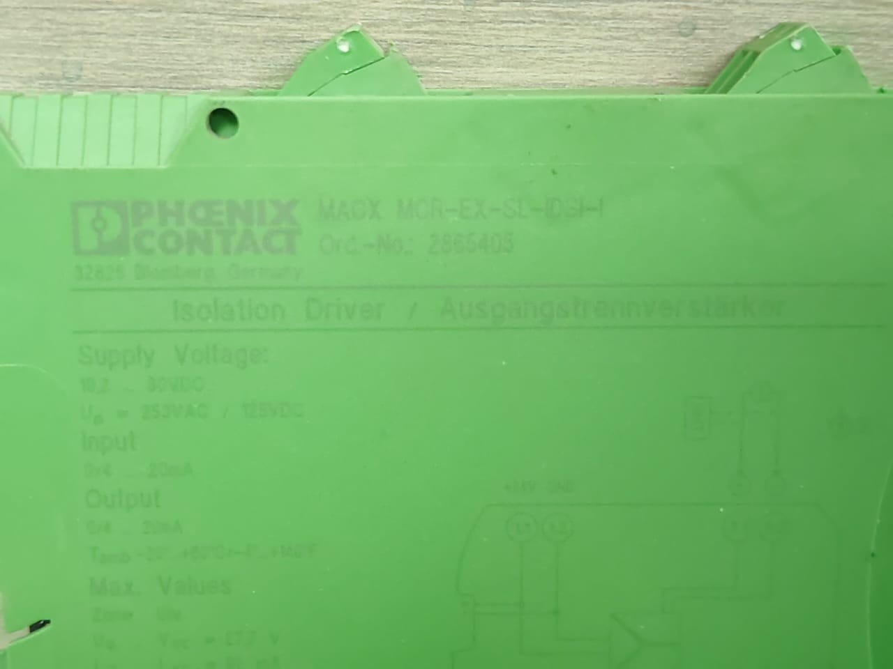 Phoenix Contact 2865405 PHOENIX CONTACT MACX-EX-SL-ISI-I 2865405 ISOLATION DRIVER 6