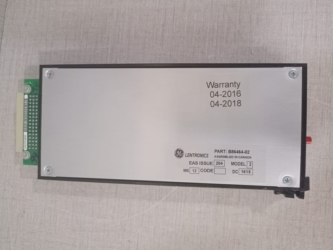 GE 087-86464-04 GE Lentronics B86464-02 DATA-NX64F Unit / 087-86464-04 2
