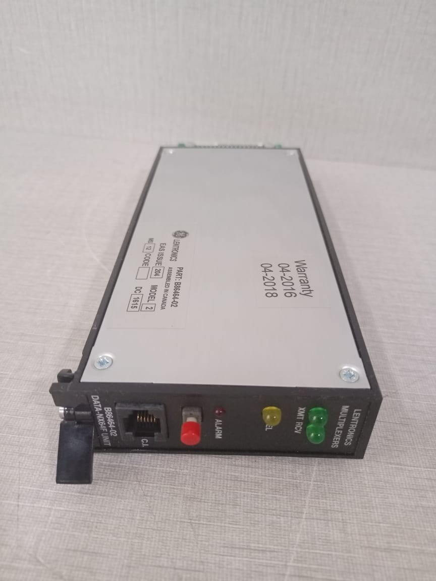 GE 087-86464-04 GE Lentronics B86464-02 DATA-NX64F Unit / 087-86464-04 9
