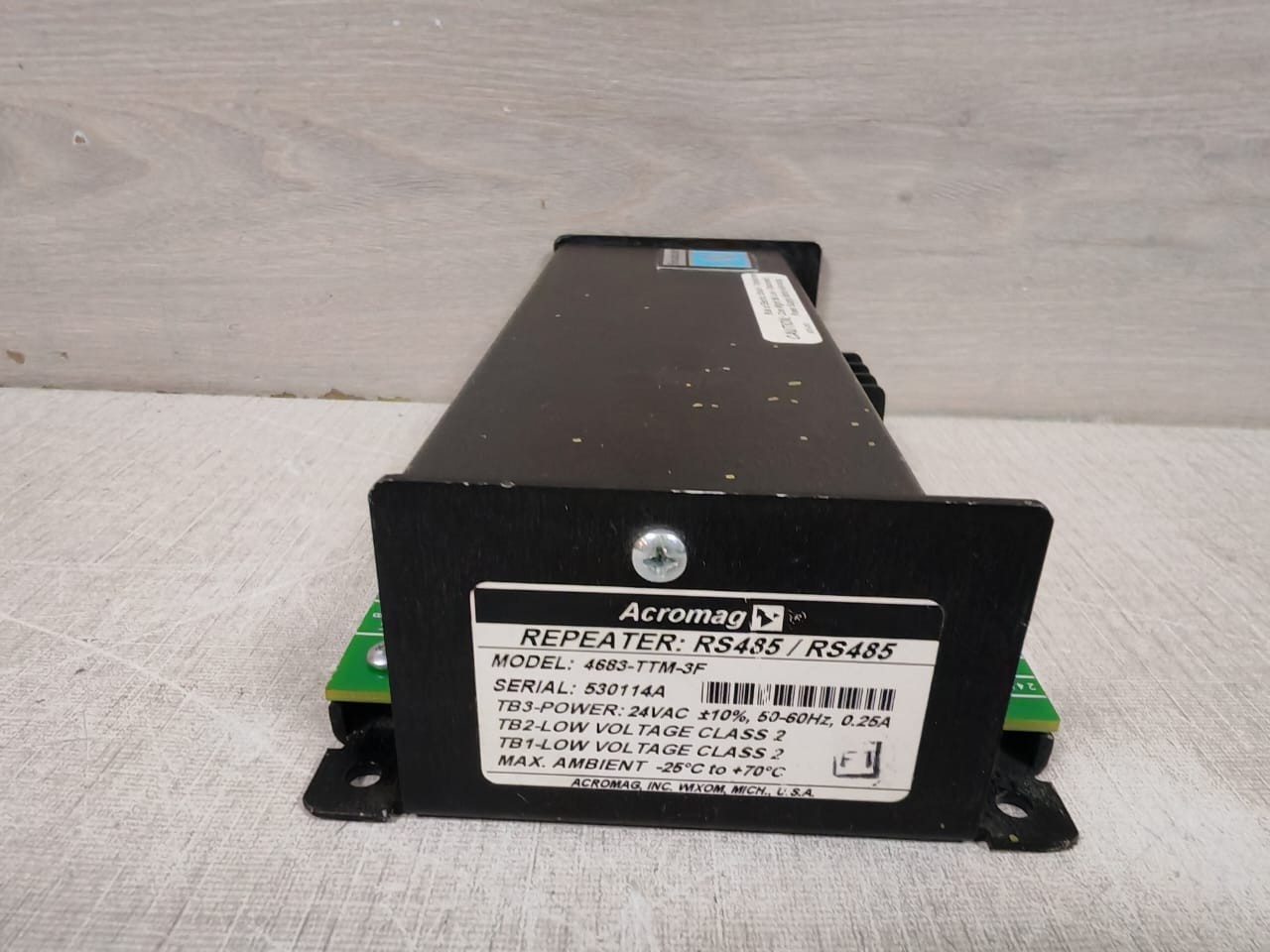 Acromag RS485 Acromag 4683-TTM-3F RS485 / RS485 Bus Repeater 24Vac 3